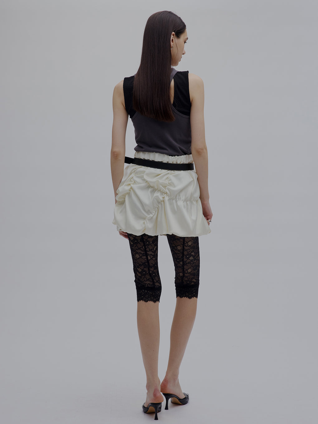 MEDI BUMPY BALLOON MINI SKIRT