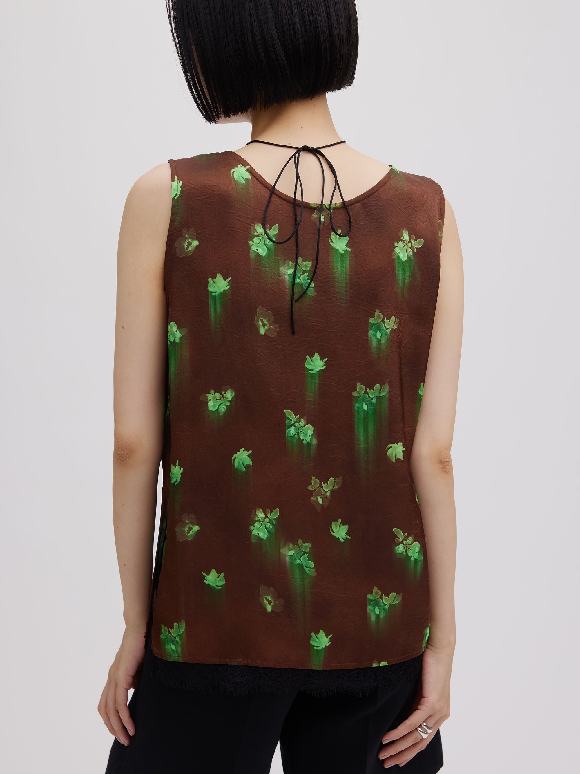 CLARA SATIN TANK TOP