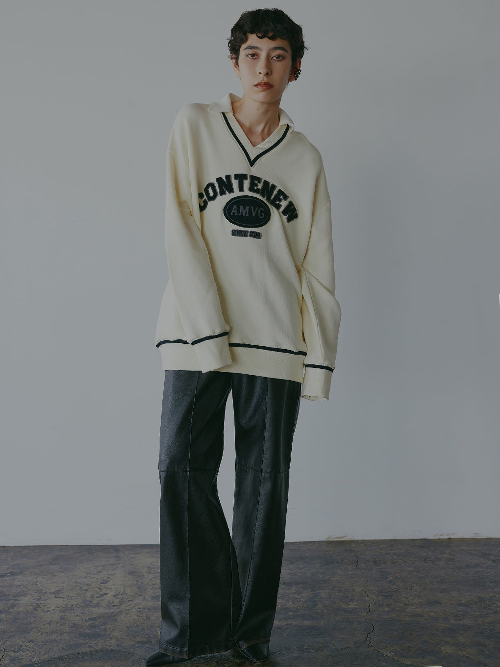 トップス Ameri Vintage 24AW NEW LOGO SWEAT TOP Ameri Vintage 24AW NEW LOGO SWEAT TOP