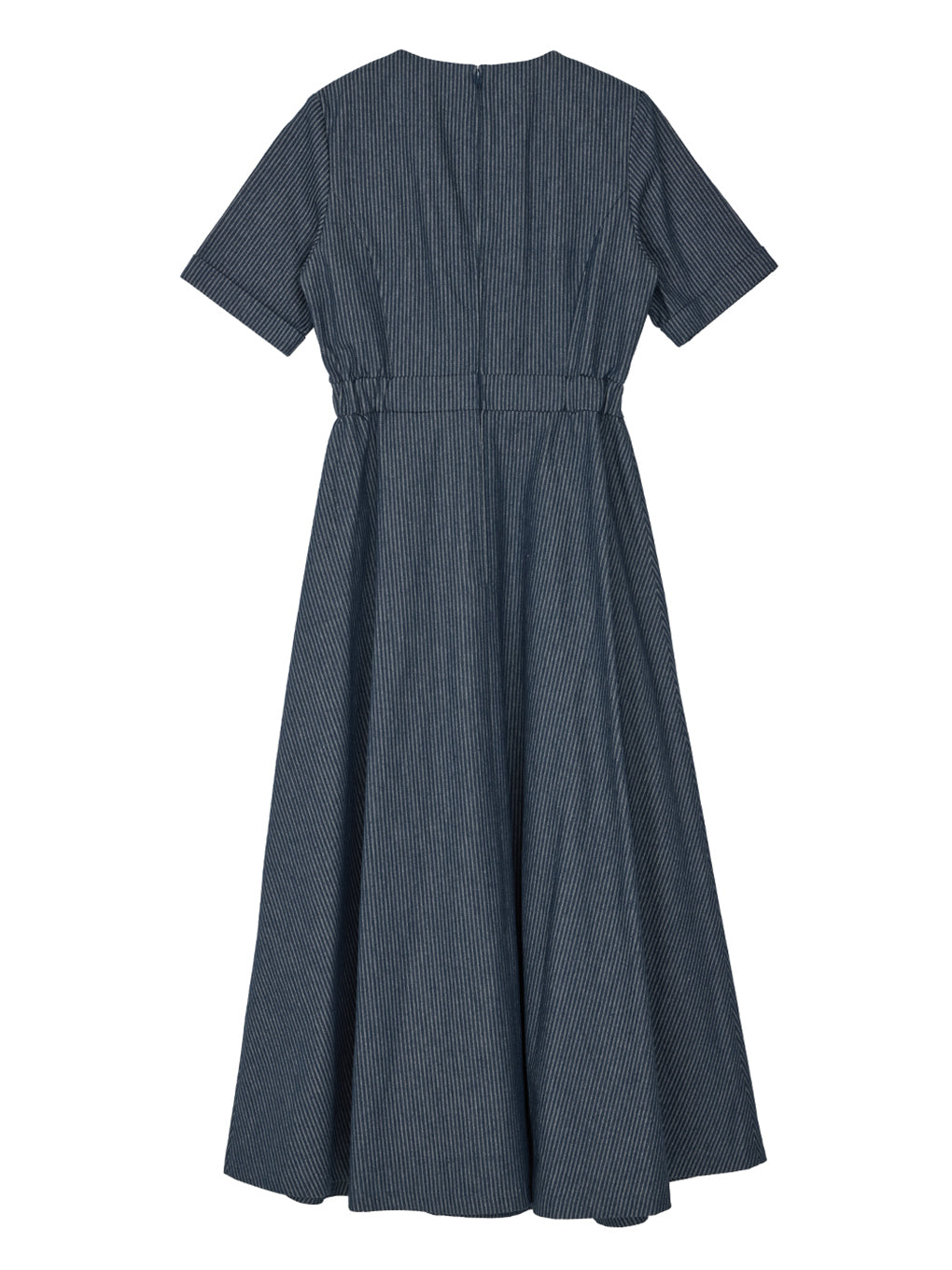 DENIM DIMENSIONAL DRESS