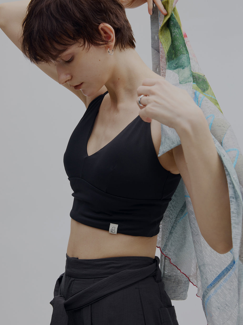 Mizuno × Ameri CROPPED CAMISOLE TOPS