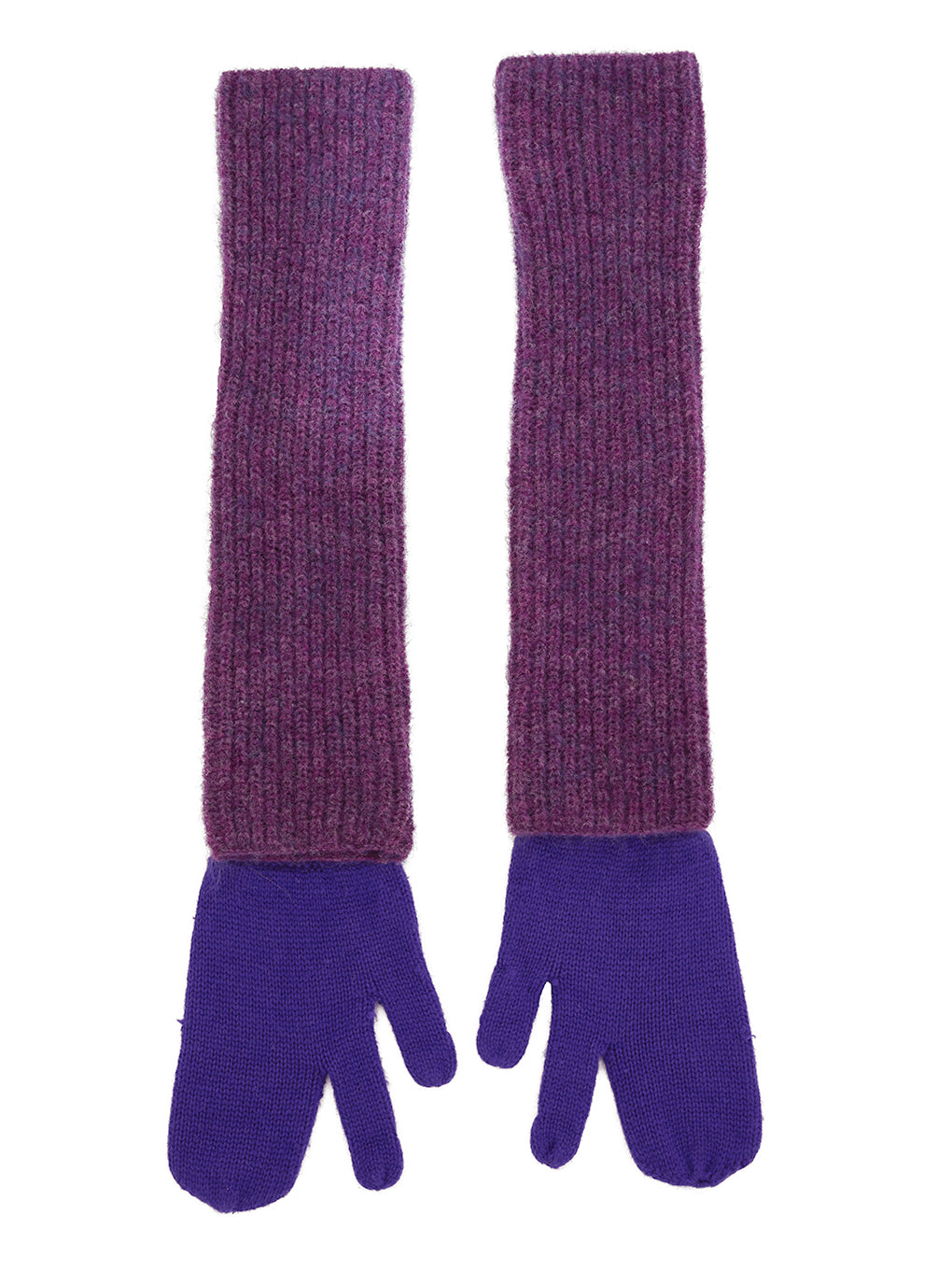 MOHAIR ARM WARMER SET GLOVES