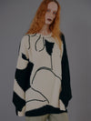 ABSTRUCT WOMAN PAINT KNIT