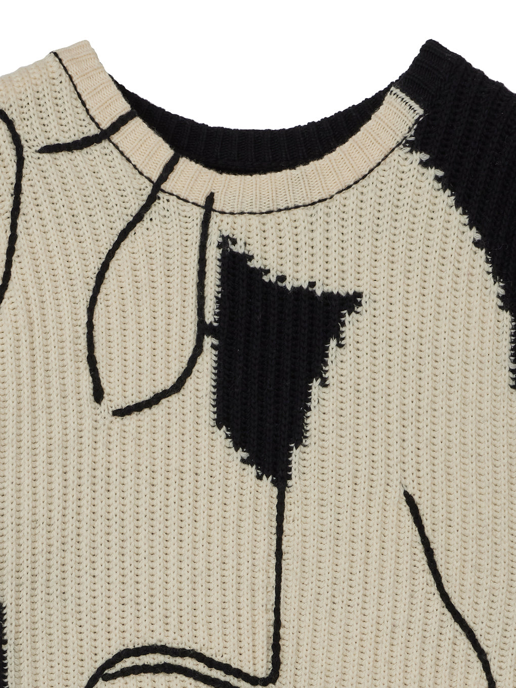 ABSTRUCT WOMAN PAINT KNIT