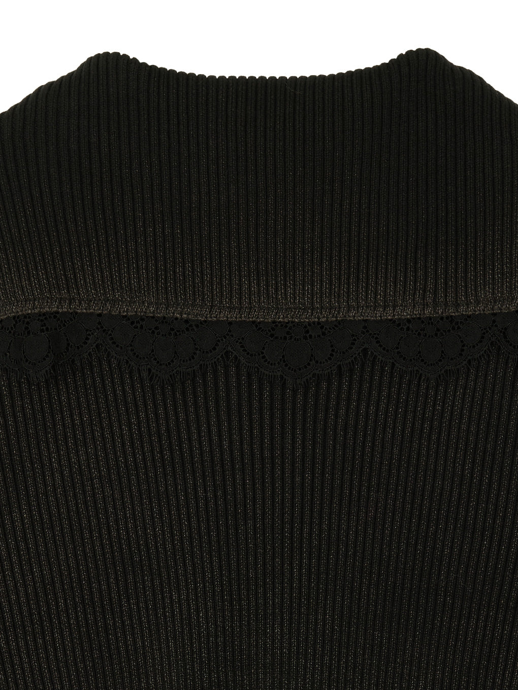SAILOR COLLAR FADE KNIT TOP