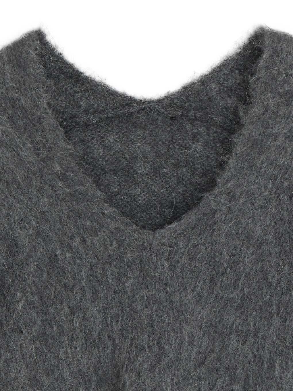 2WAY DEEP VNECK ALPACA KNIT TOP