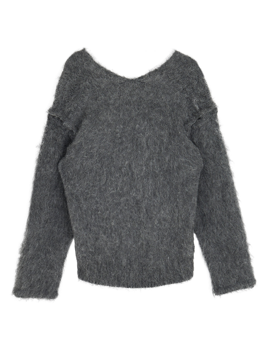 2WAY DEEP VNECK ALPACA KNIT TOP