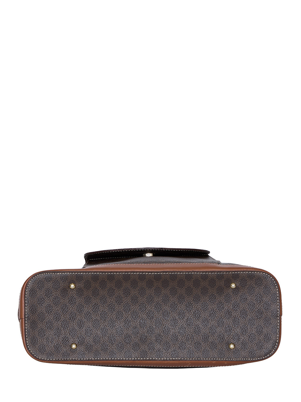 CELINE　ミニボストンバッグ 　マカダム柄 トリオンフ ドーム型 ⭐CELINE⭐ 美品 セリーヌ トリオンフ ミニボストンバッグ