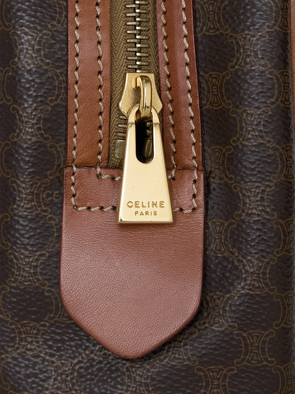 CELINEマカダム柄ミニボストンバッグ