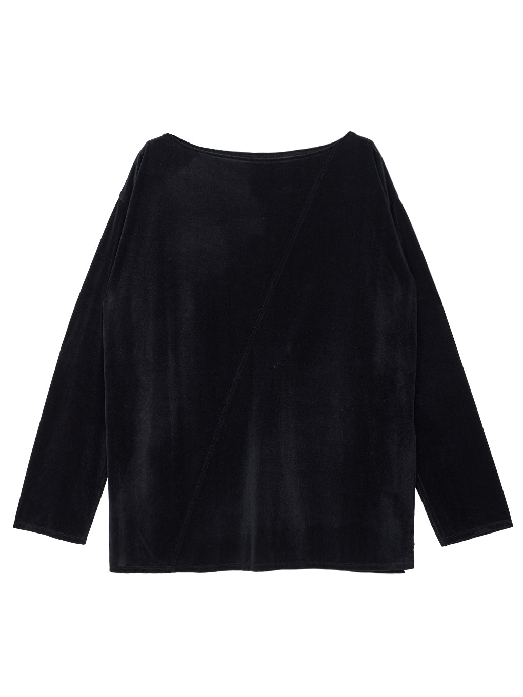 UND 2WAY SHEER VELOUR LOOSE TOP