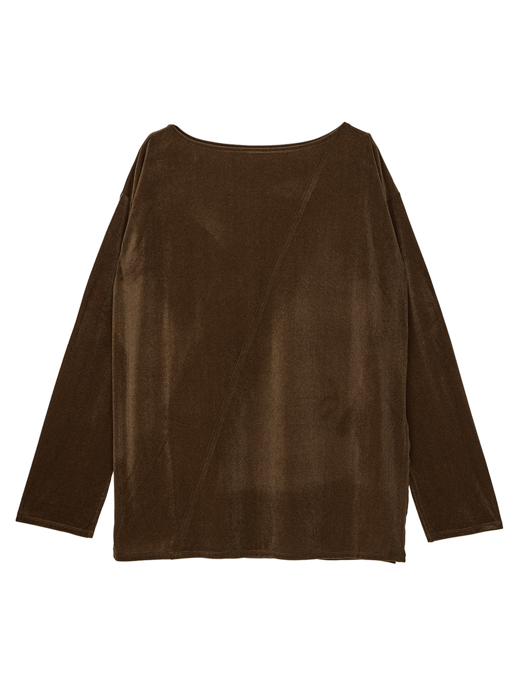 UND 2WAY SHEER VELOUR LOOSE TOP