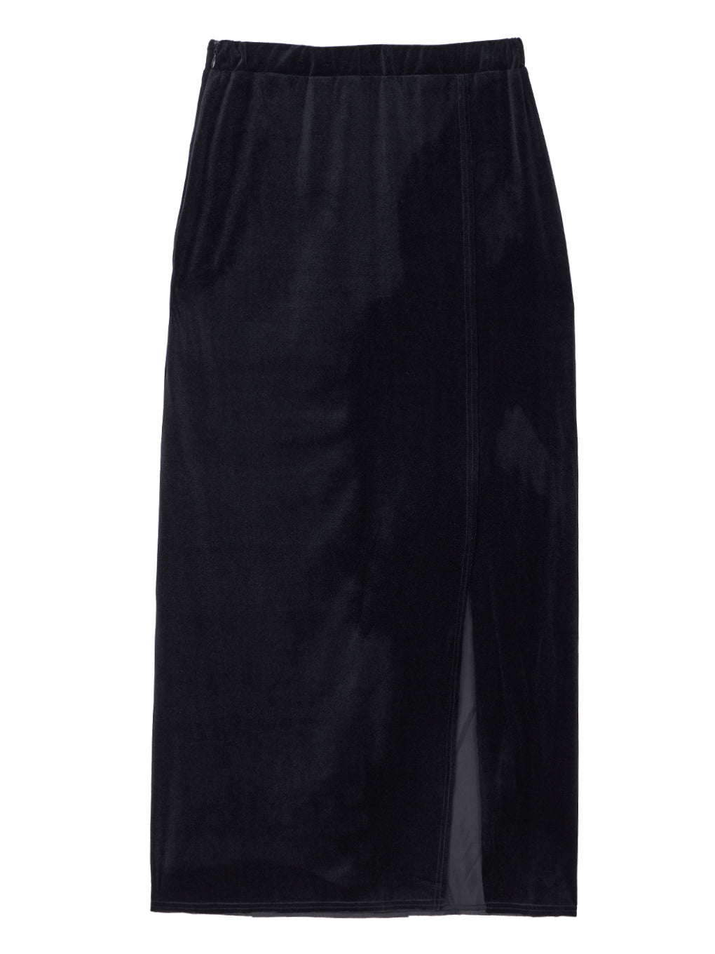 UND SHEER VELOUR PENCIL SKIRT