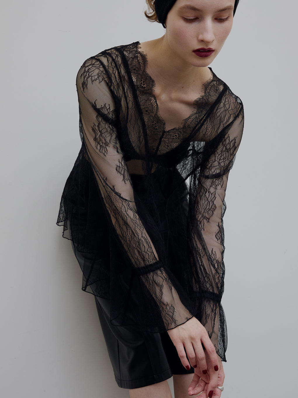 SEE THROUGH LACE TOP