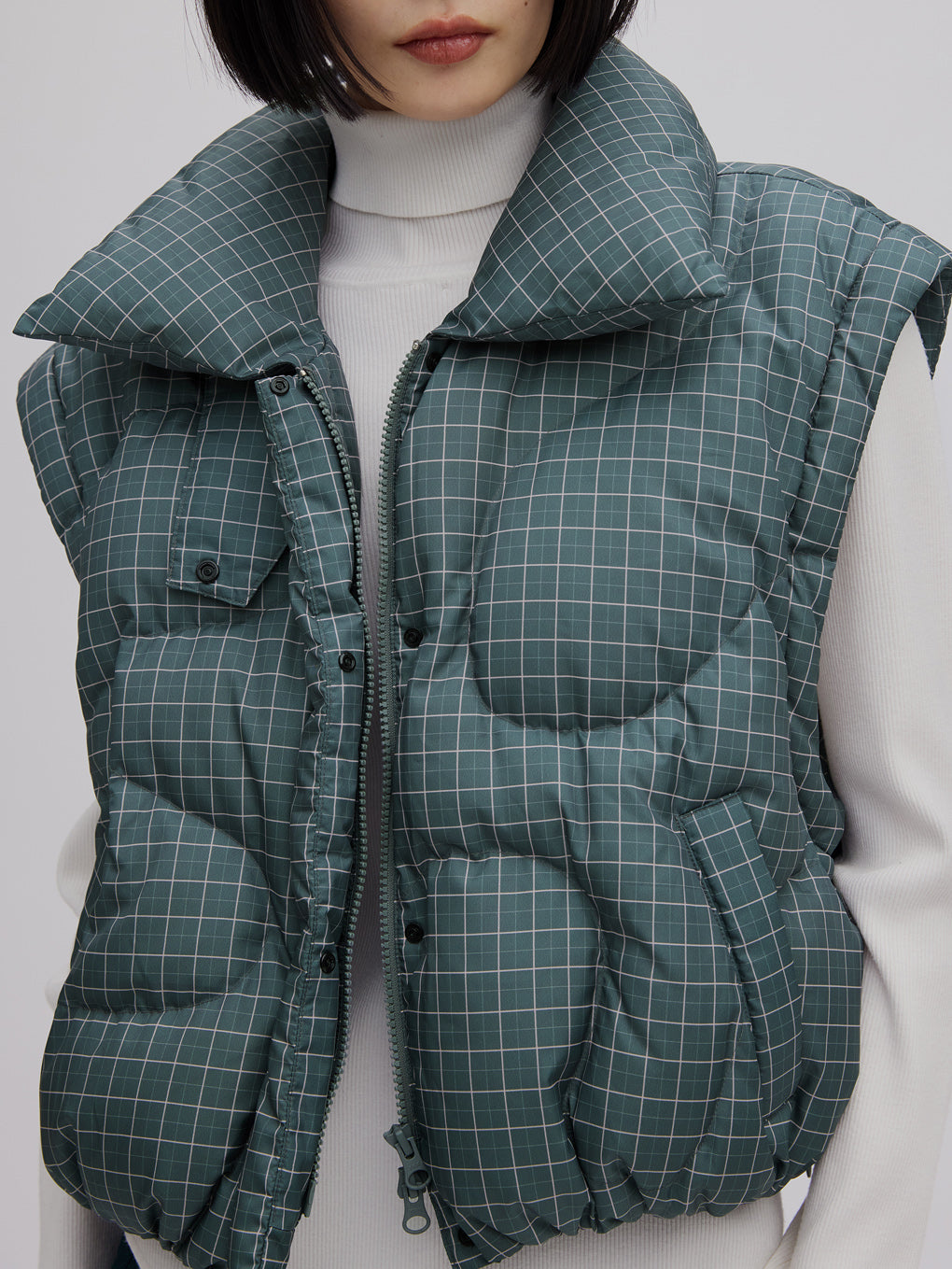 NANGA × Ameri 2WAY WAVE CHECK DOWN COAT