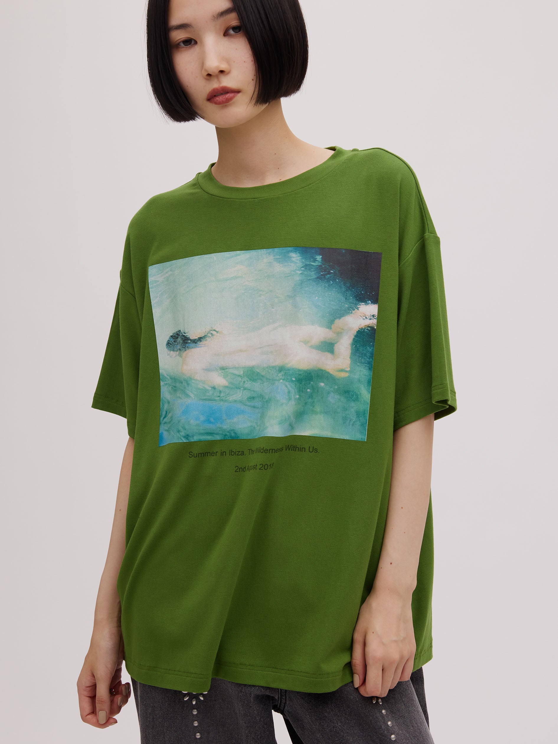 Silvia Conde Oliván×Ameri OVERSIZE TEE