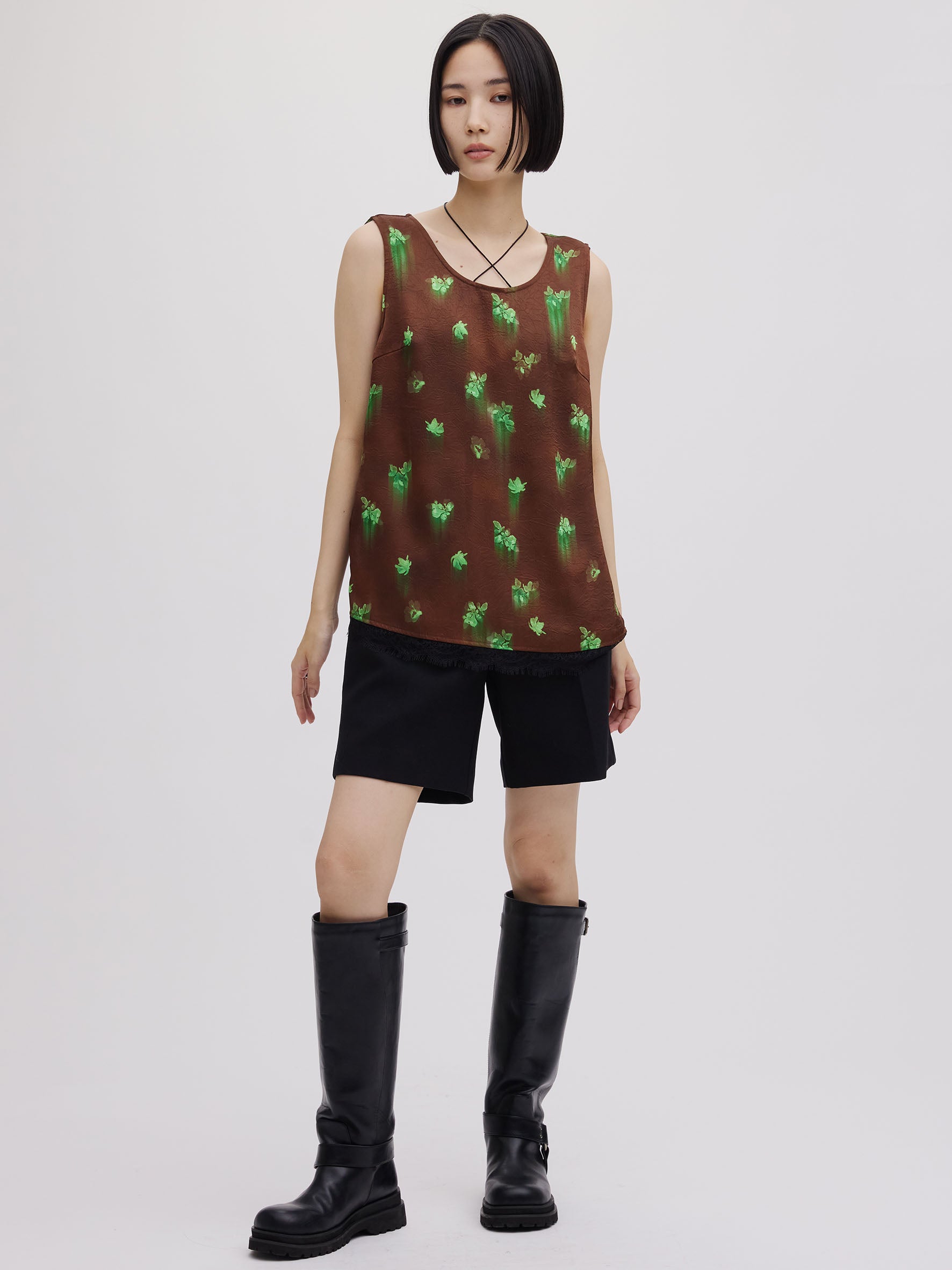 CLARA SATIN TANK TOP
