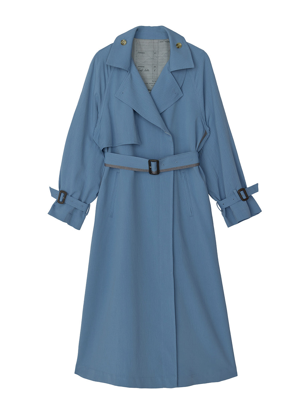 REVERSIBLE PARIS LETTER TRENCH COAT