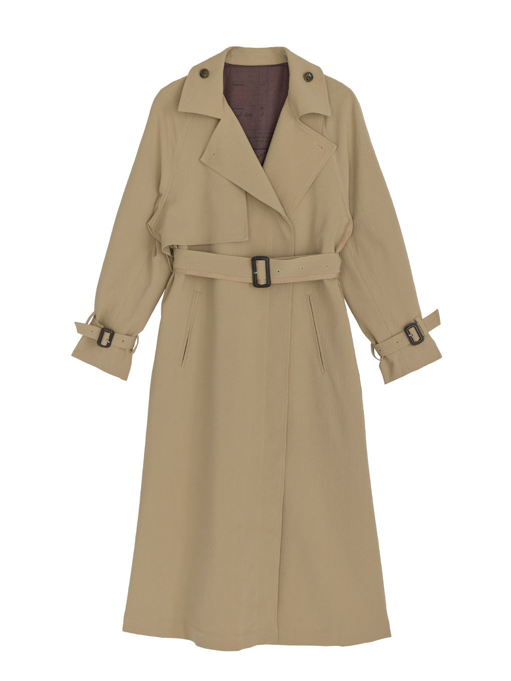 REVERSIBLE PARIS LETTER TRENCH COAT