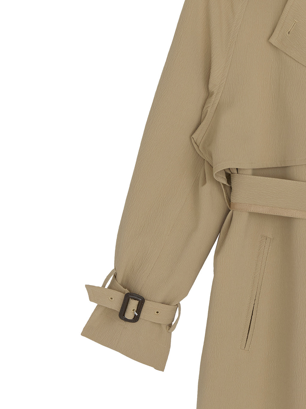 REVERSIBLE PARIS LETTER TRENCH COAT