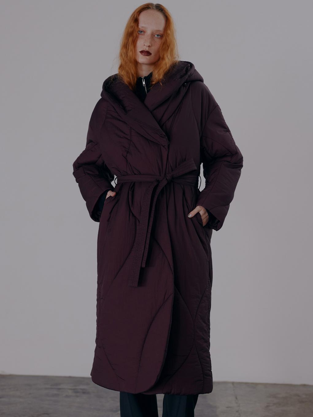 WAVE STITCH HEAT POLAK LONG COAT