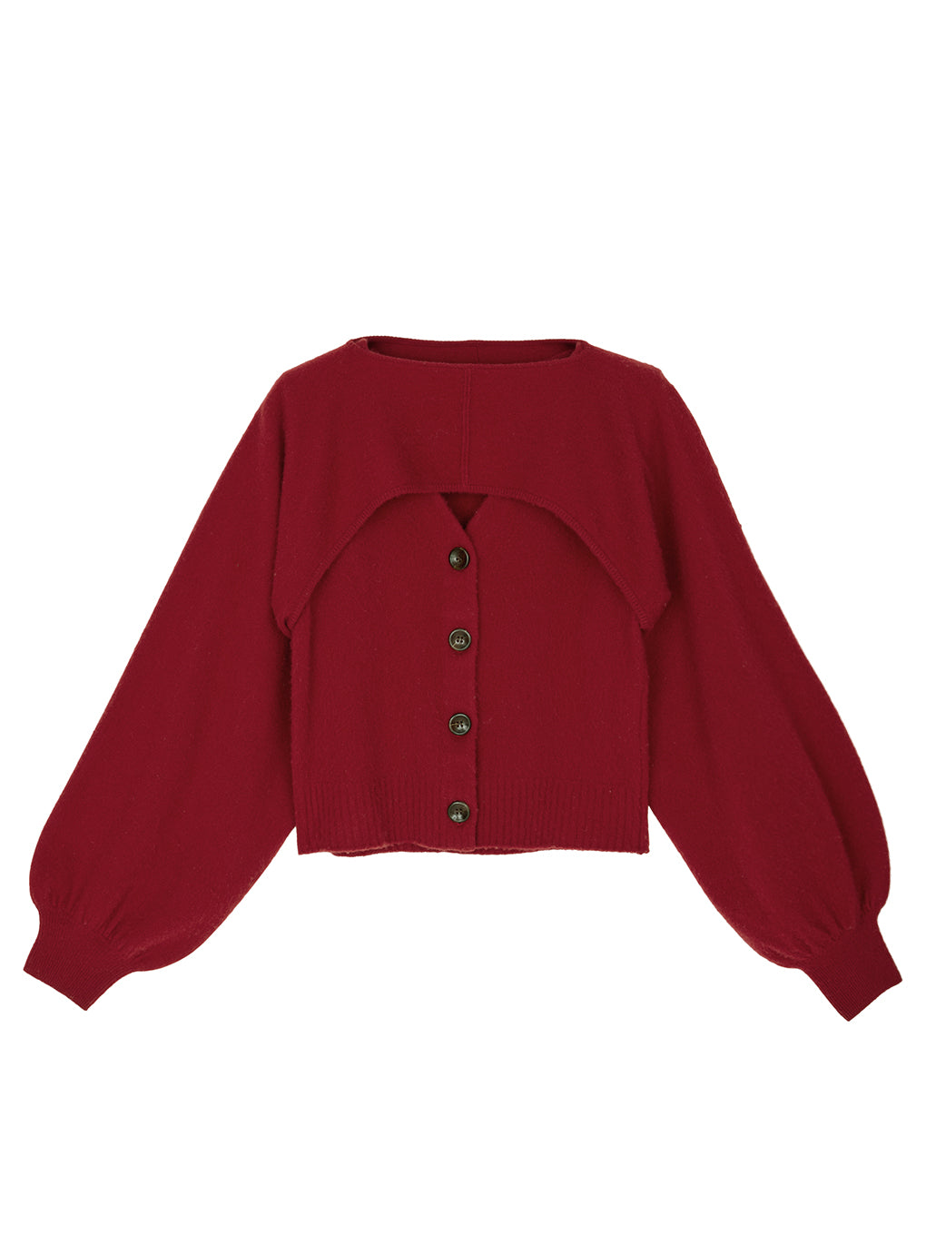 3WAY MINK TOUCH KNIT TOP