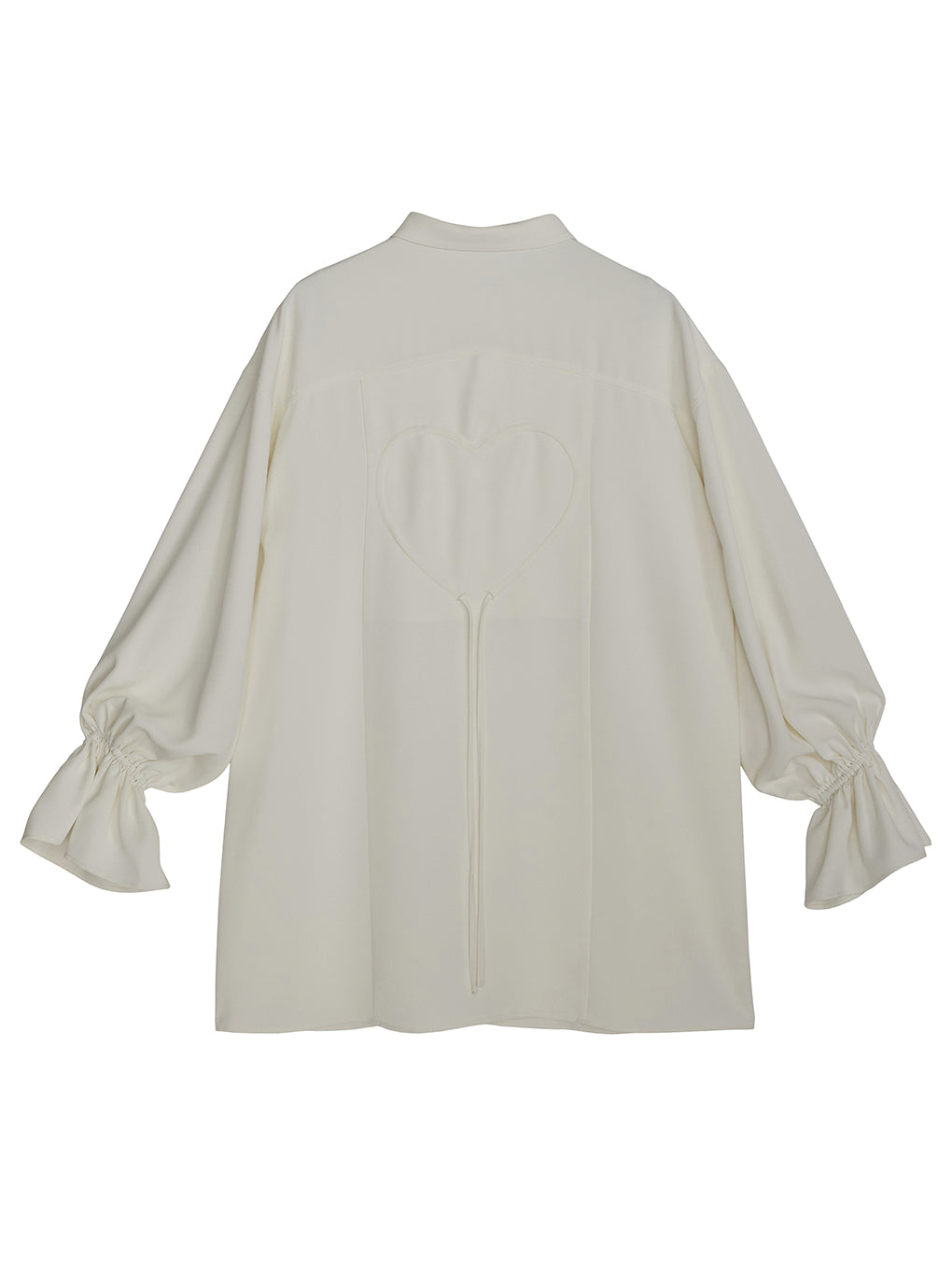 AMERI♡ BACK HEART DESIGN OVER BLOUSE BACK HEART DESIGN OVER BLOUSE