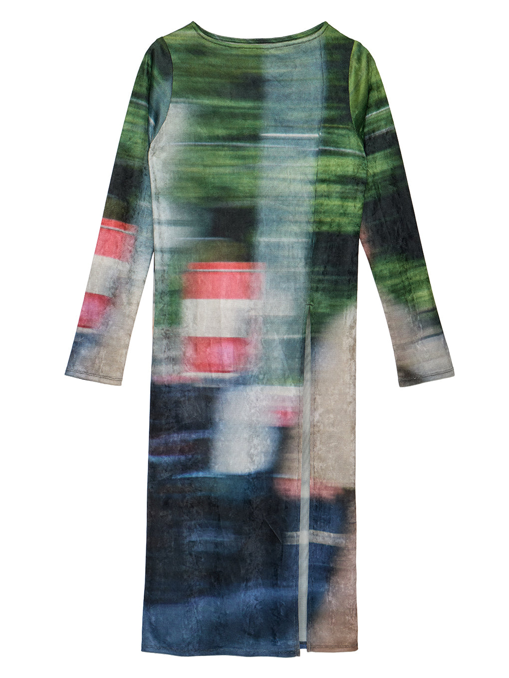 UND LANDSCAPE PRINT LONG TOP