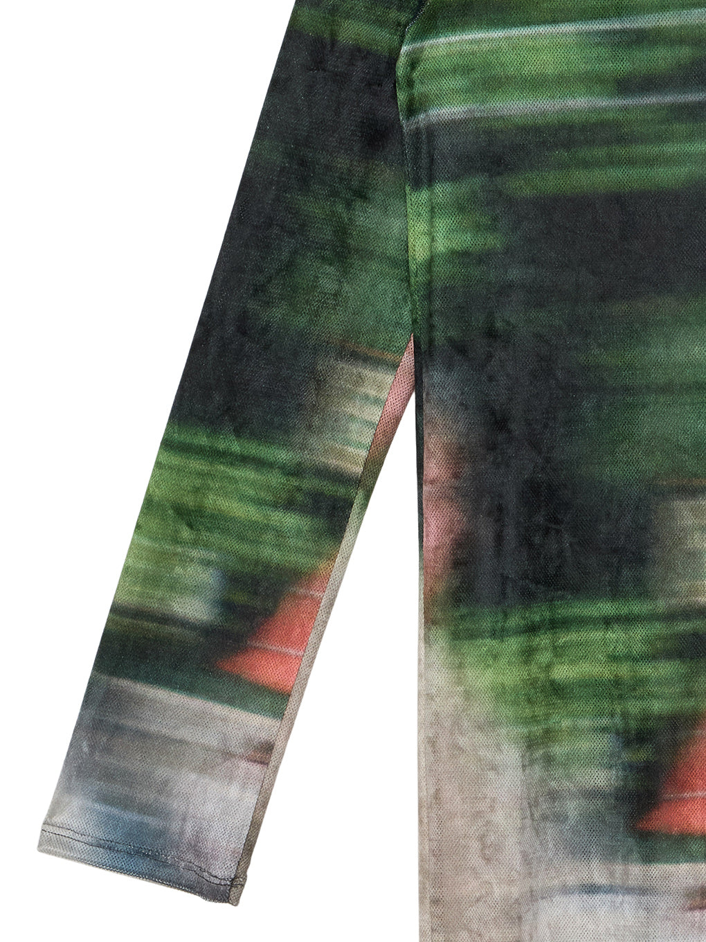 UND LANDSCAPE PRINT LONG TOP