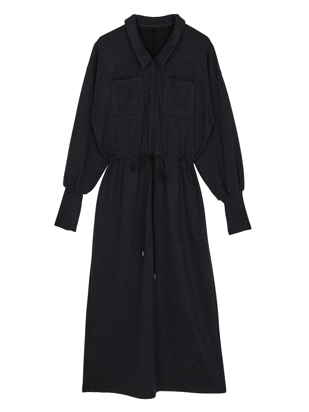 RELAX DRAWSTRING SWEAT DRESS