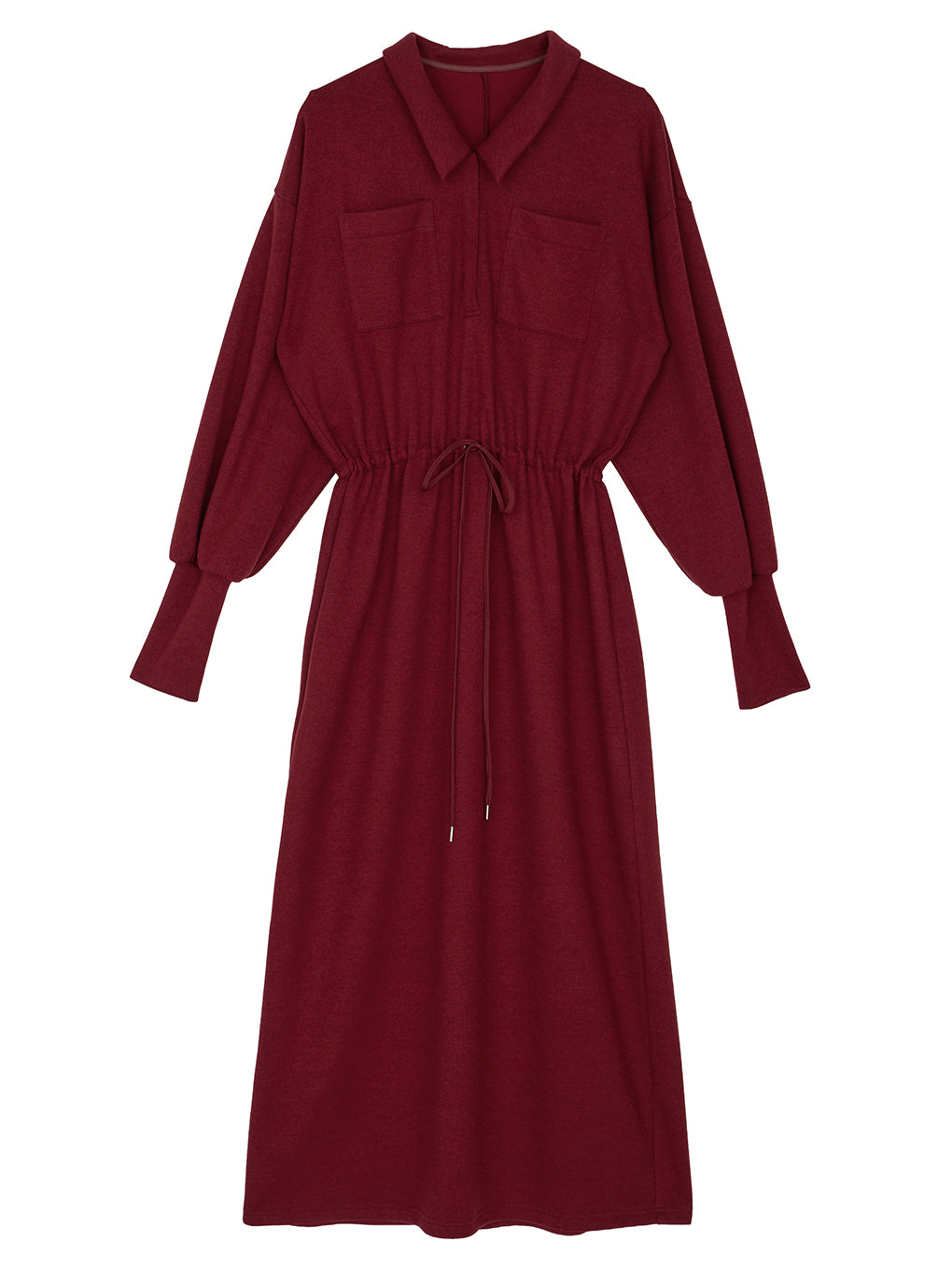 RELAX DRAWSTRING SWEAT DRESS