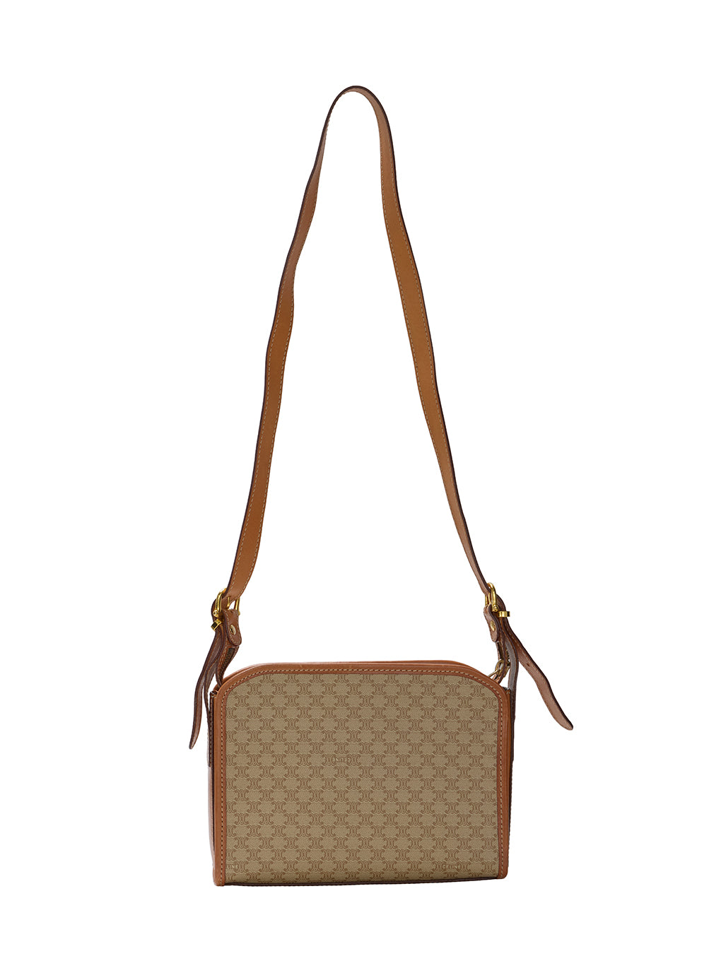 CELINE マカダム柄ショルダーバッグ