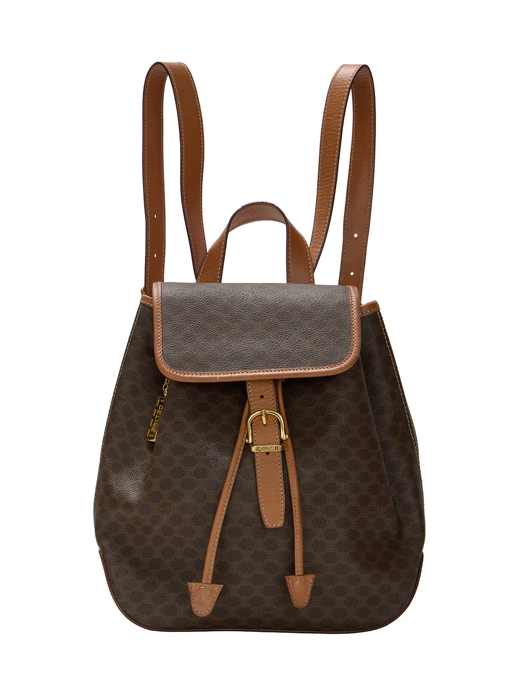 CELINE マカダム柄リュックサック