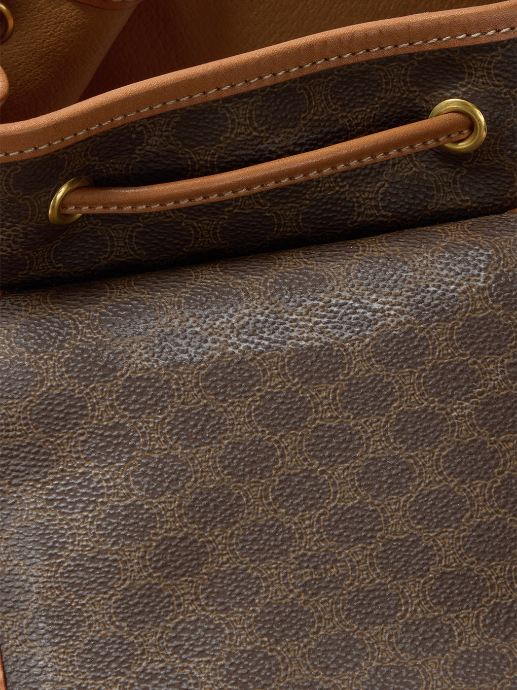 CELINE マカダム柄リュックサック