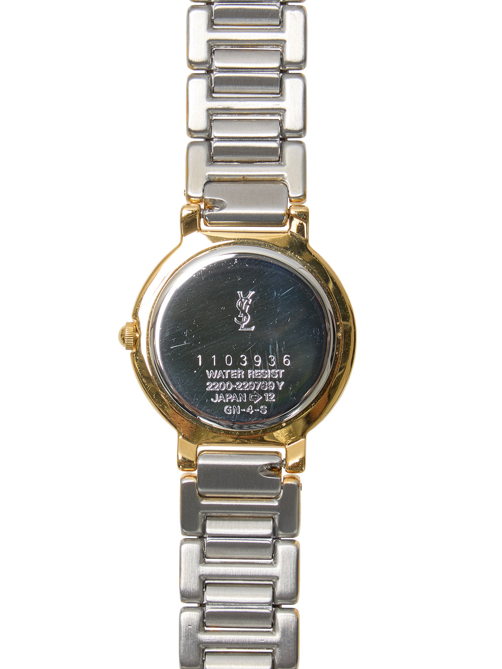 YSL ラウンドベゼルウォッチ