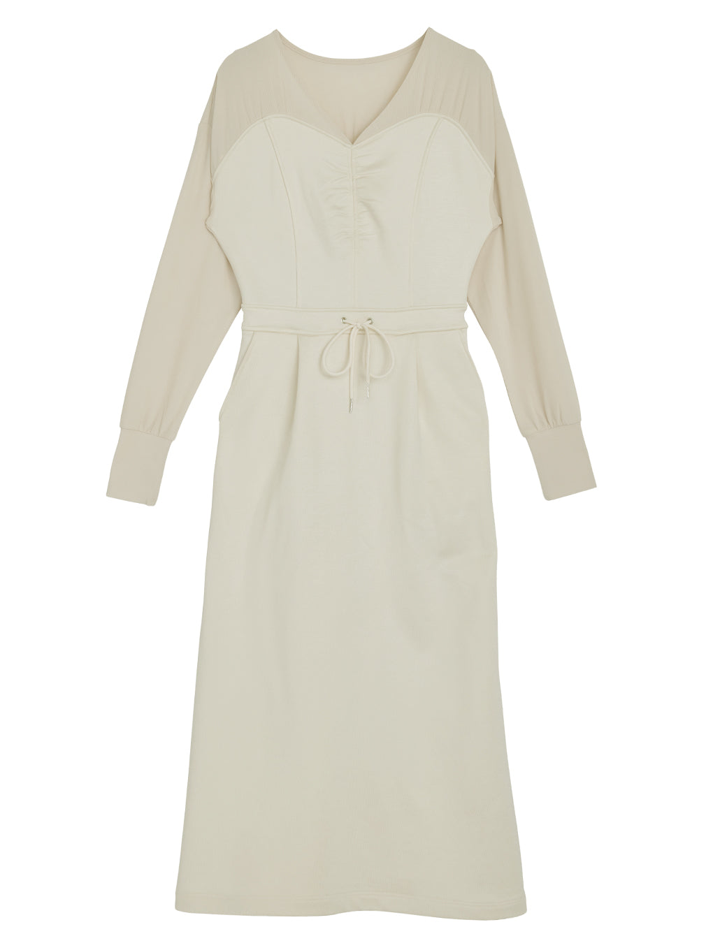 UND DOCKING DESIGN SWEAT DRESS