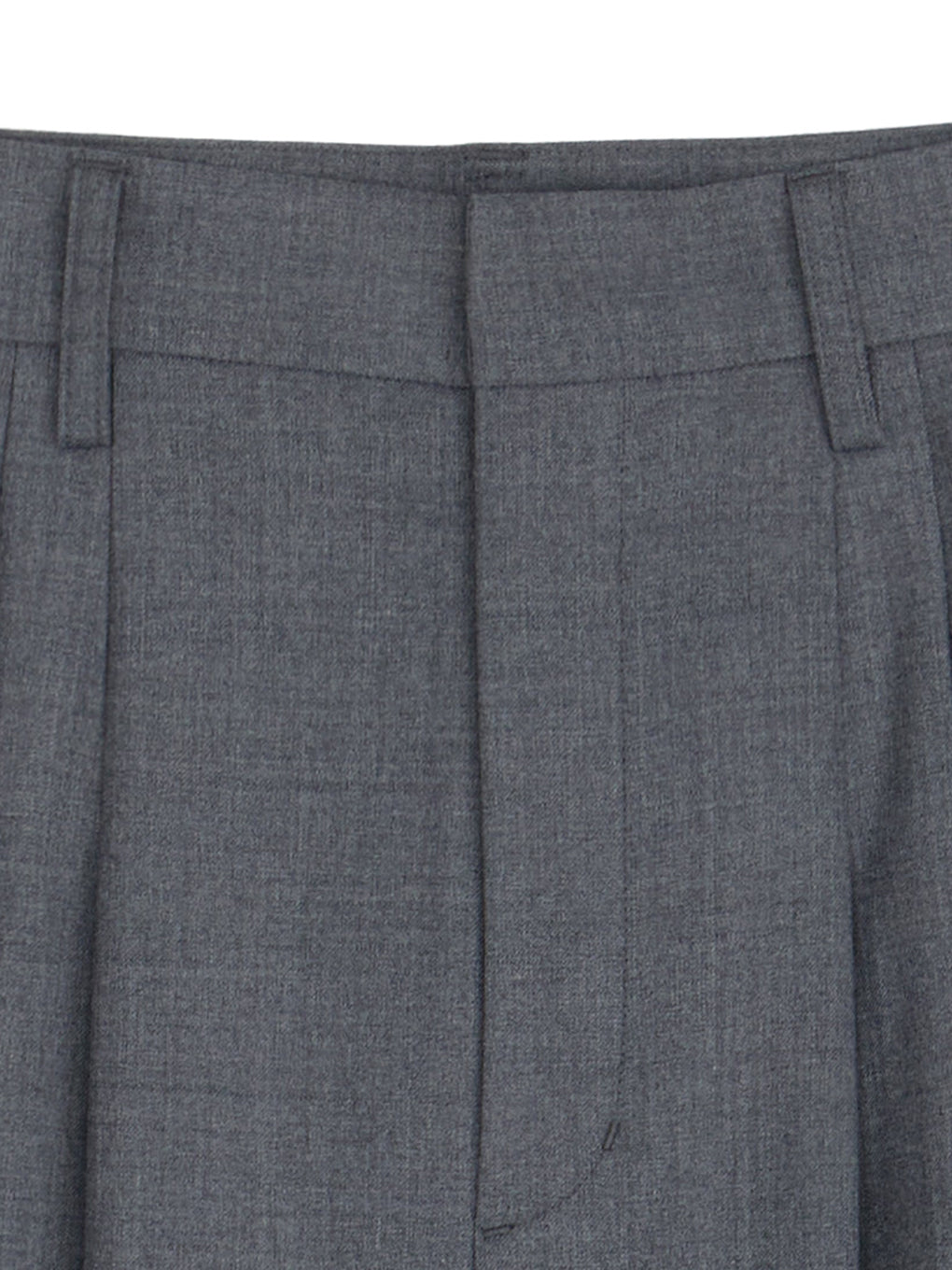 UND WOOL MULTI TUCK PANTS