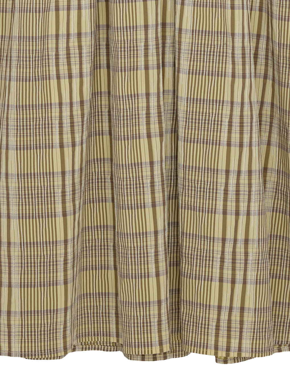 BALLOON SLEEVE CHECK DRESS