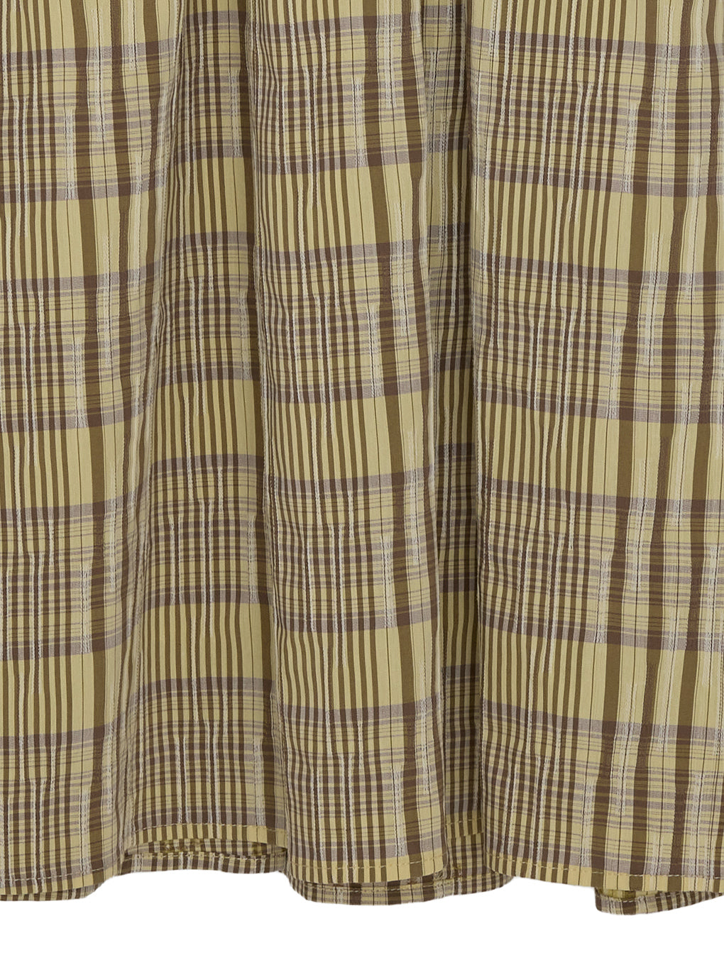 BALLOON SLEEVE CHECK DRESS