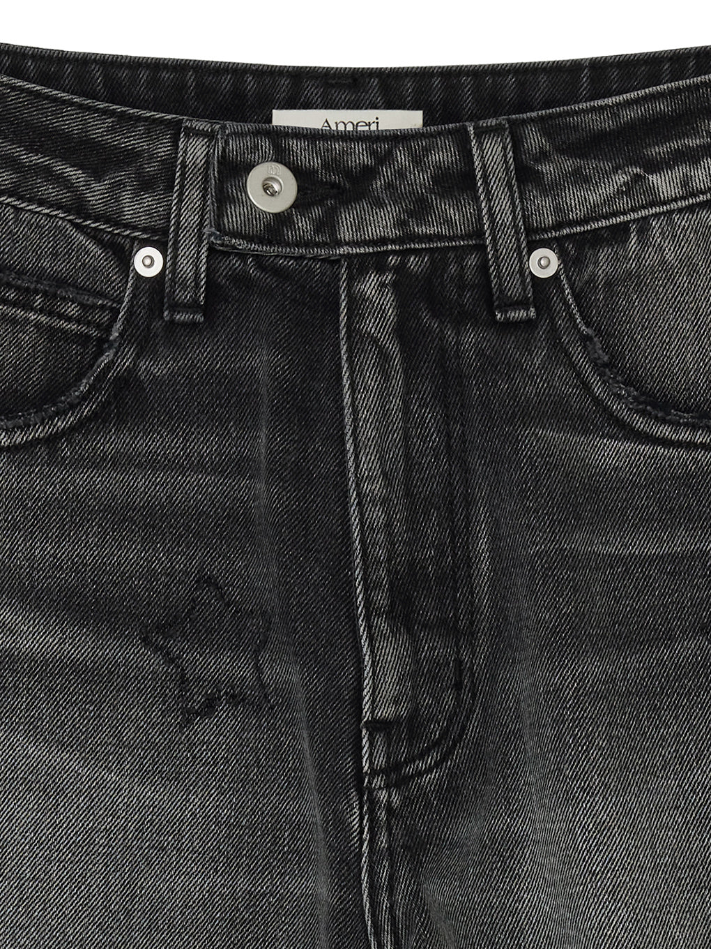 STAR LASER DESIGN DENIM PANTS