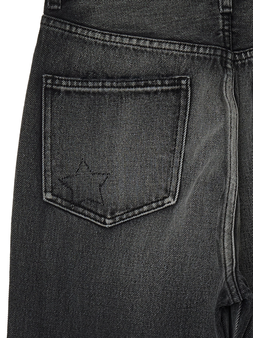 STAR LASER DESIGN DENIM PANTS