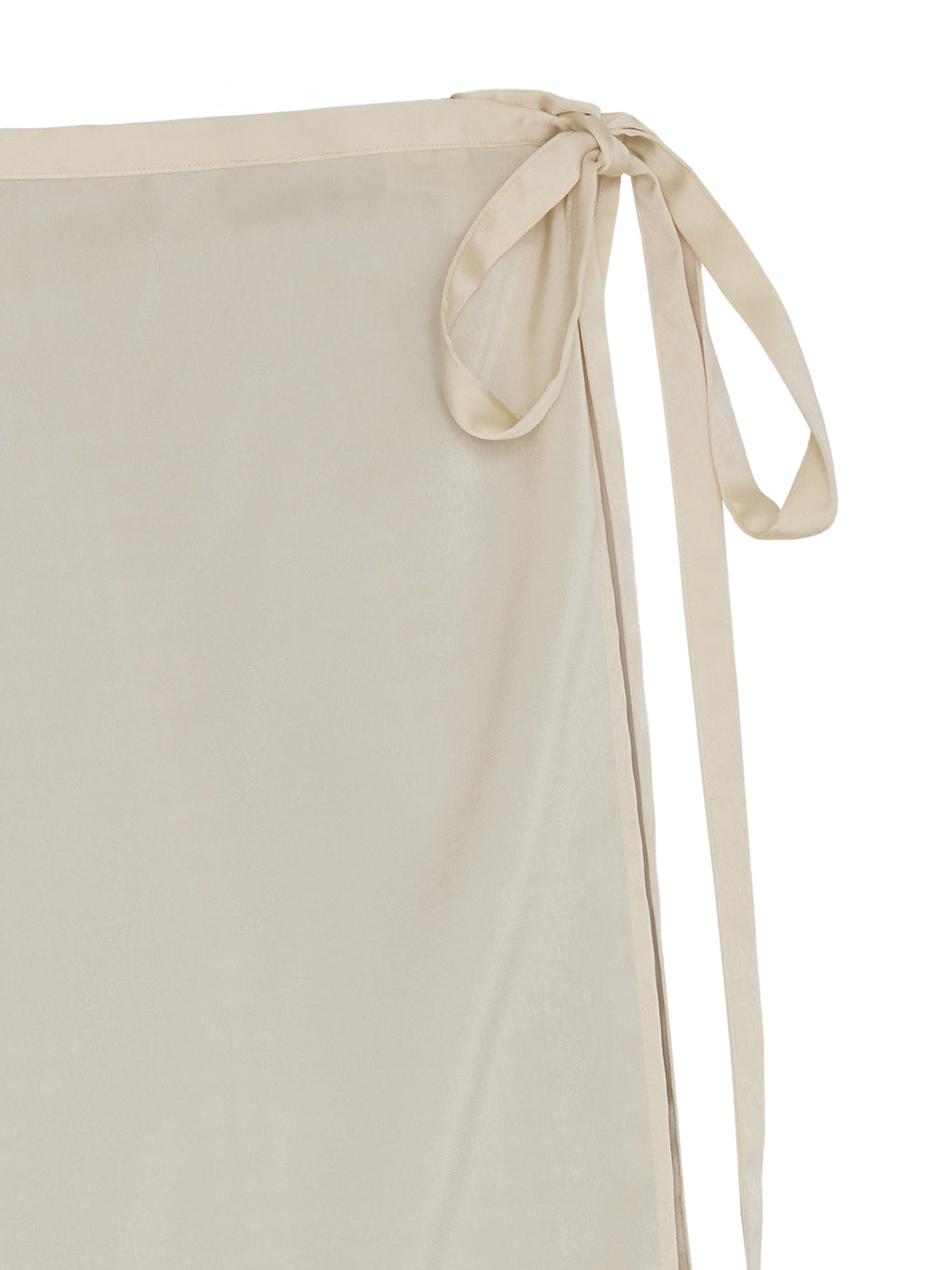 SATIN LACE LAYERED PANTS