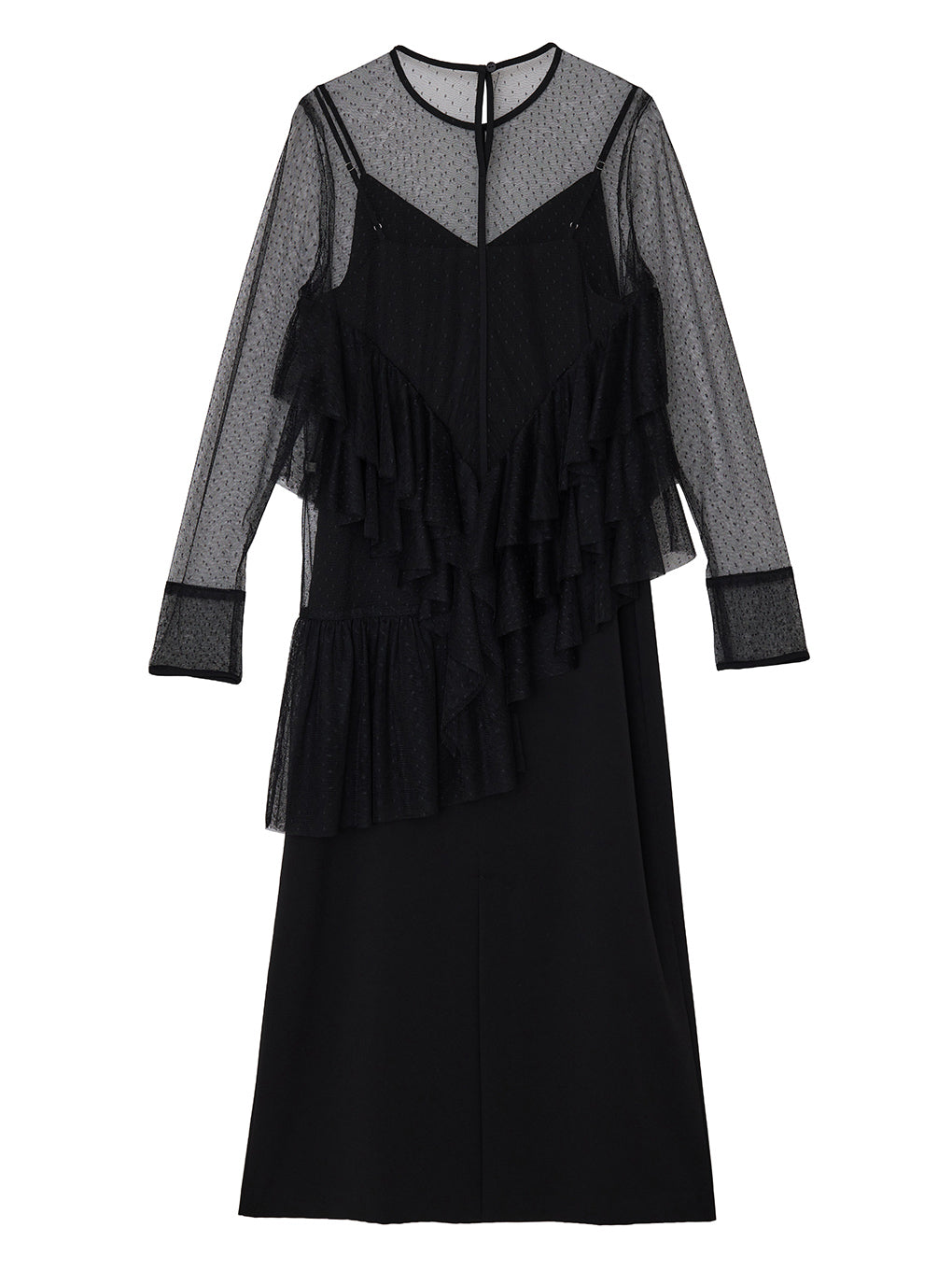 TULLE FRILL TOP SET DRESS