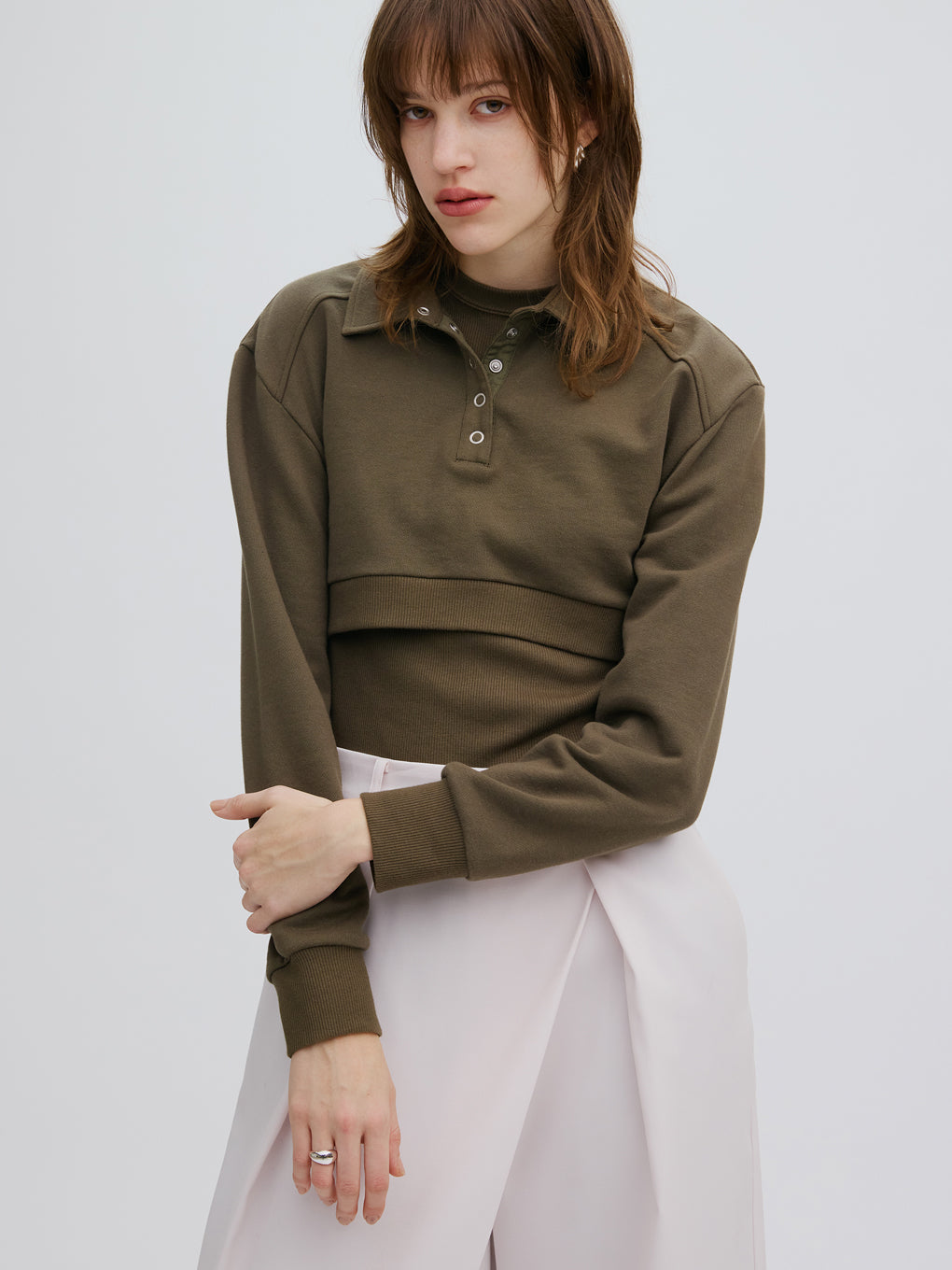 UND BOX SHOULDER CUT TOP