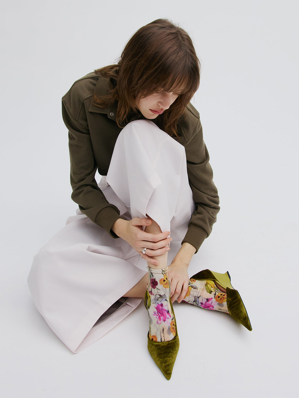 Tabio × Ameri GRACE PRINT SOCKS