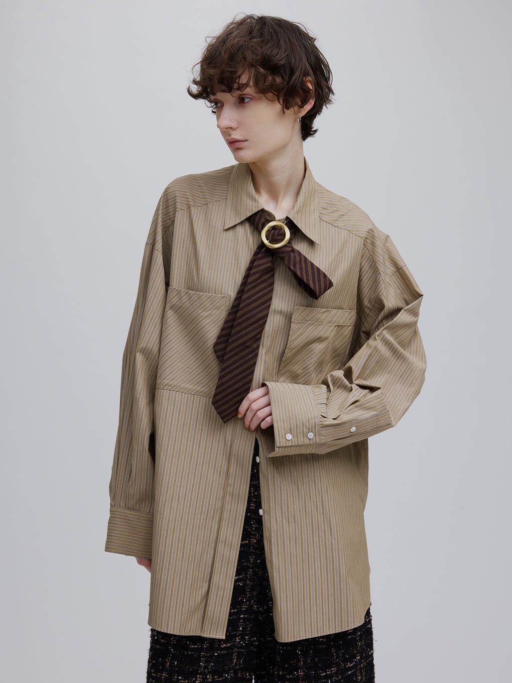 UND CLASSIC BUCKLE NECKTIE SET