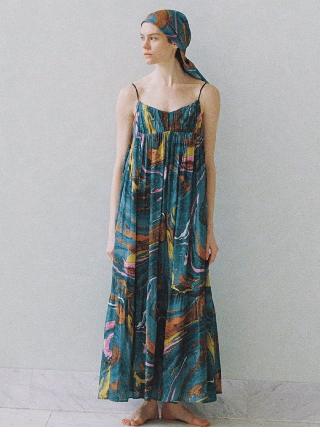 MEDI INDIAN POOL MARBLE DRESS