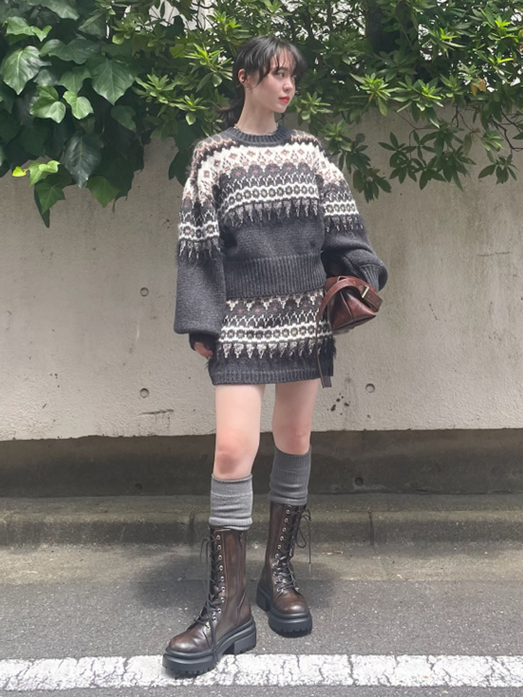 UND LADY NORDIC KNIT SKIRT