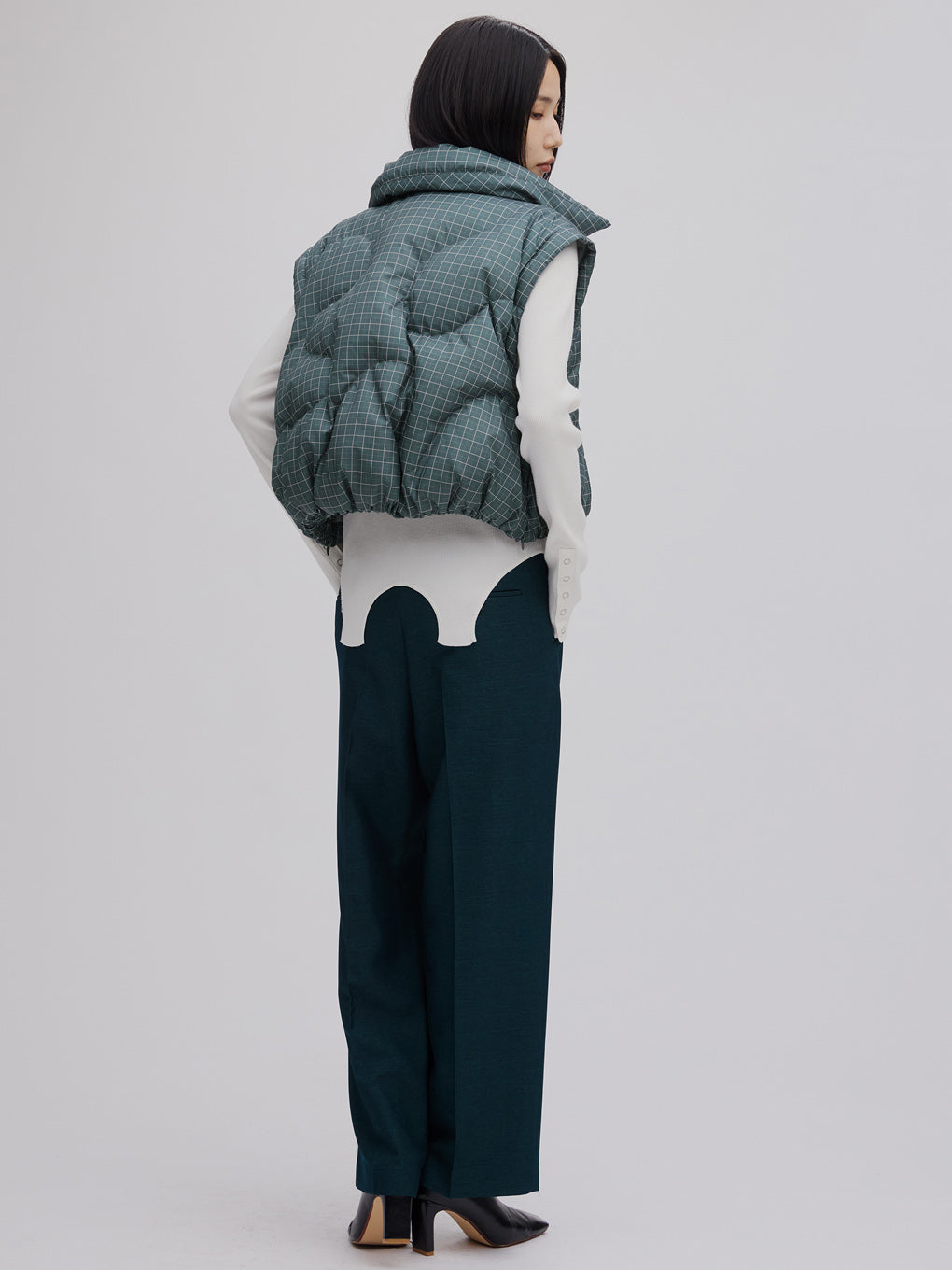 NANGA × Ameri 2WAY WAVE CHECK DOWN COAT