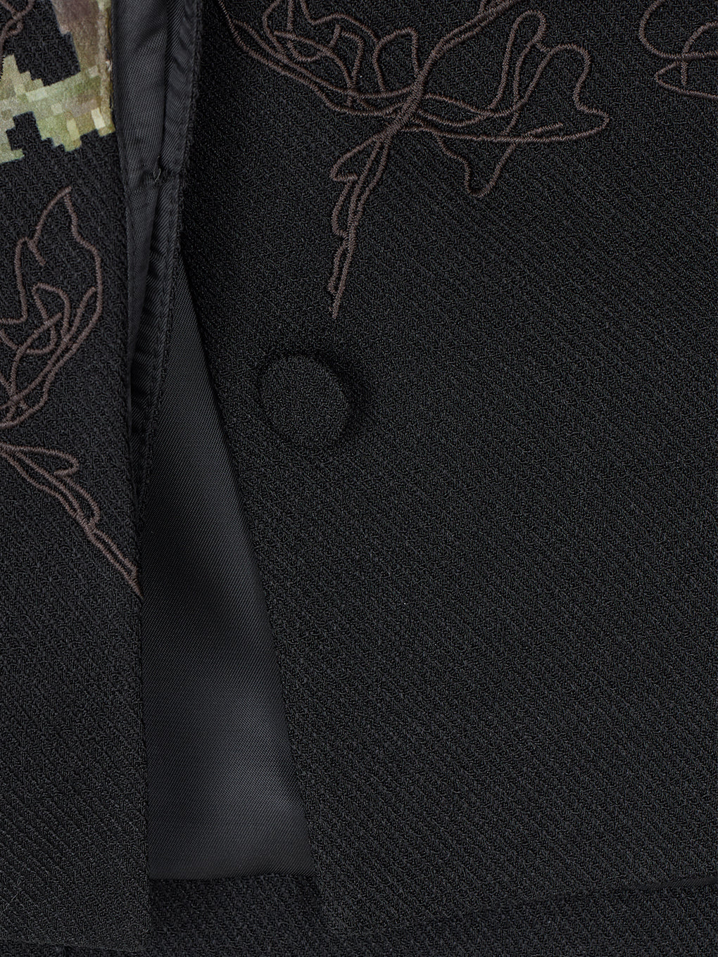 PIXEL FLOWER PRINT SHORT JACKET