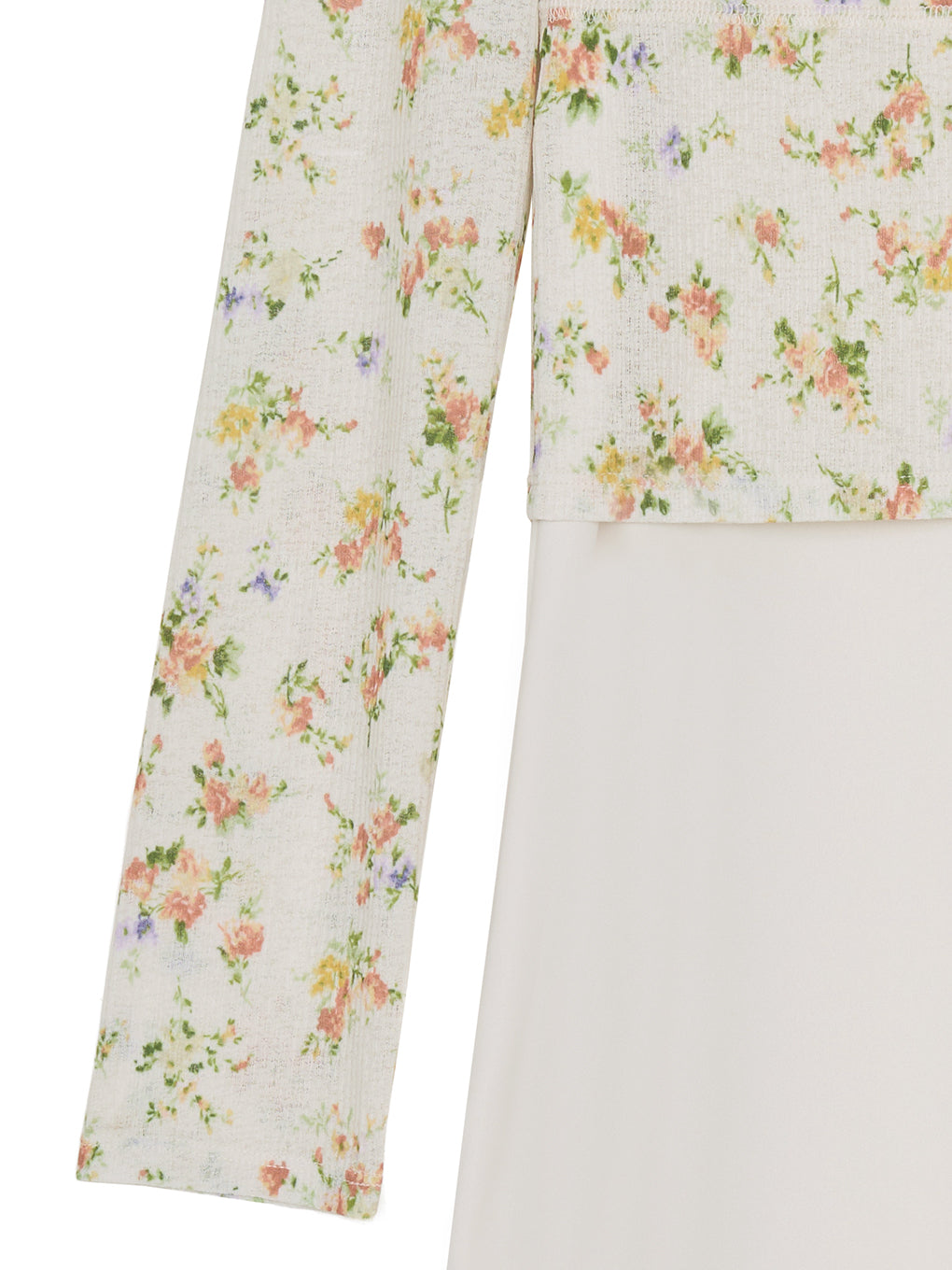 SHEER RIB  CARDIGAN WITH STRAIGHT DRESS